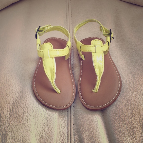 baby yellow sandals